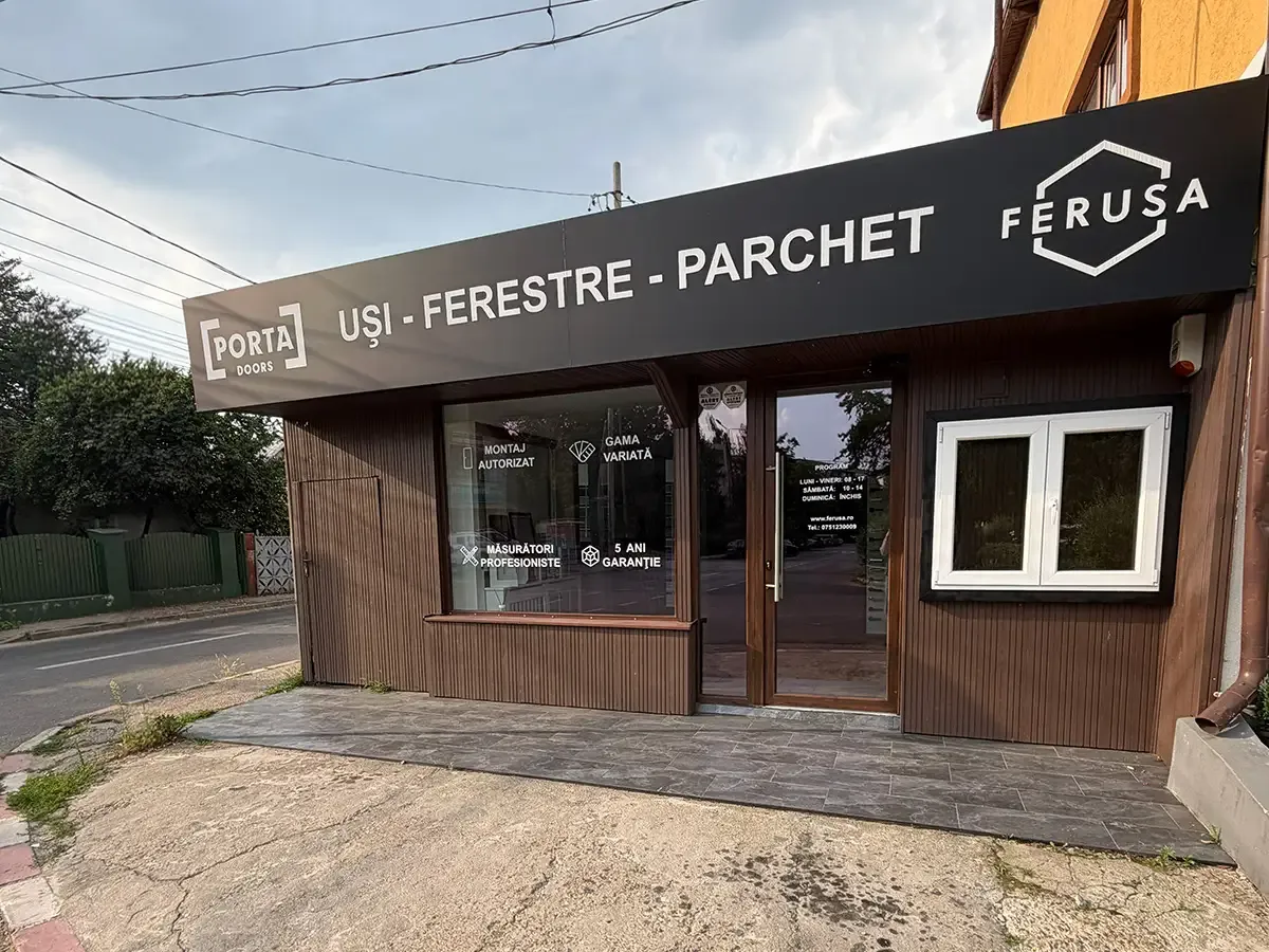 Showroom Ferusa, uși, ferestre și parchet, Ploiești
