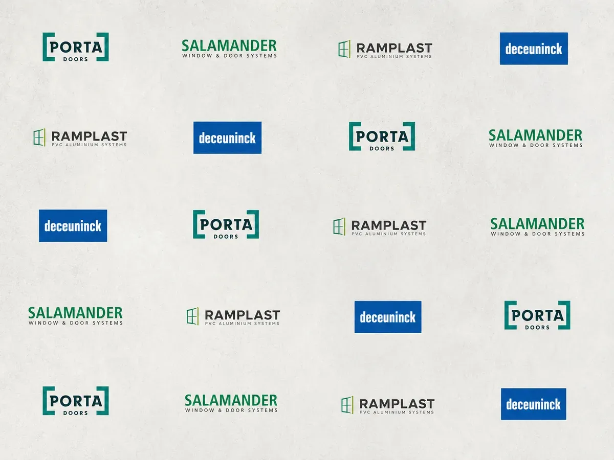 Branduri partenere Ferusa: Porta, Salamander, Ramplast, Deceuninck