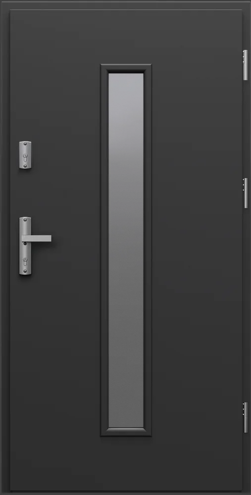 Ușă de exterior PORTA THERMO C.3, Negru