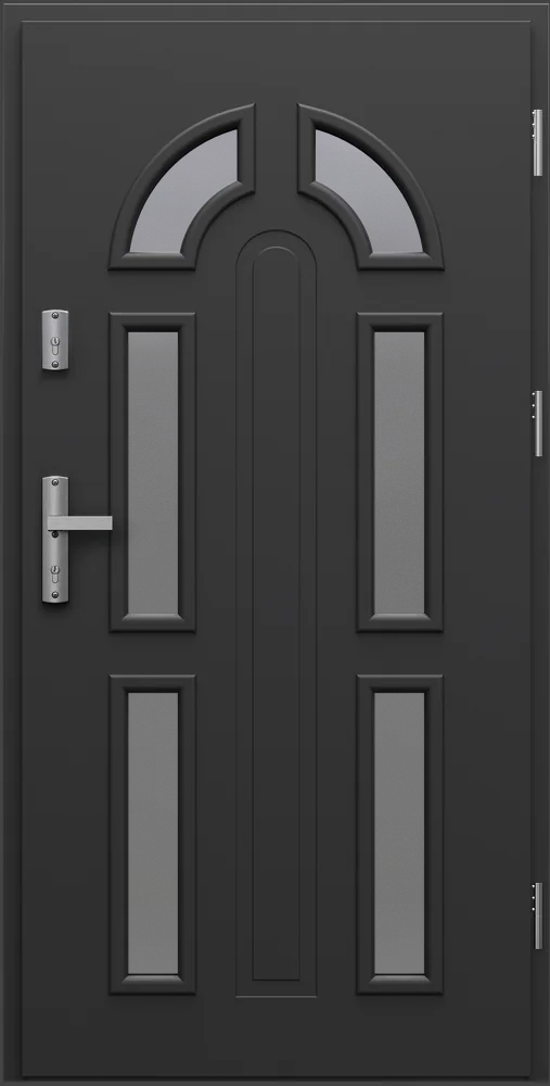 Ușă de exterior PORTA THERMO C.4, Negru