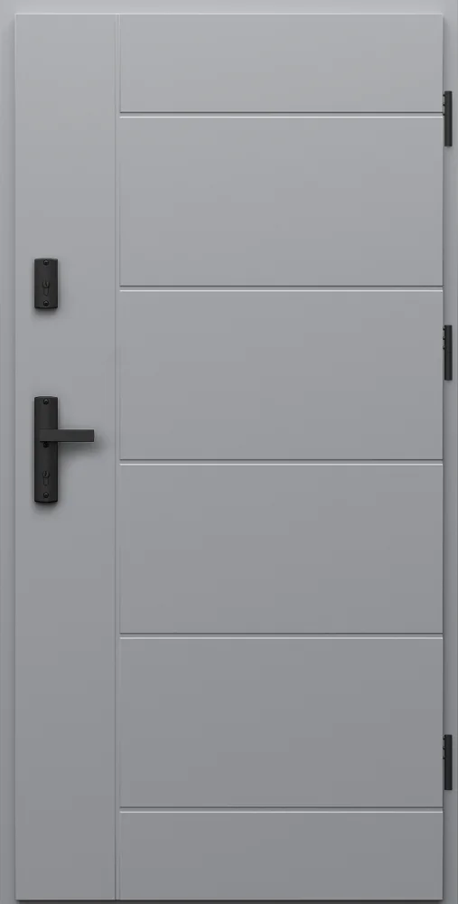 Ușă de exterior PORTA THERMO L.1, Gri RAL 7042