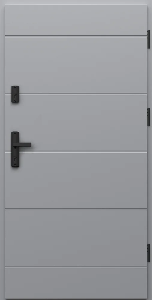 Ușă de exterior PORTA THERMO L.3, Gri RAL 7042