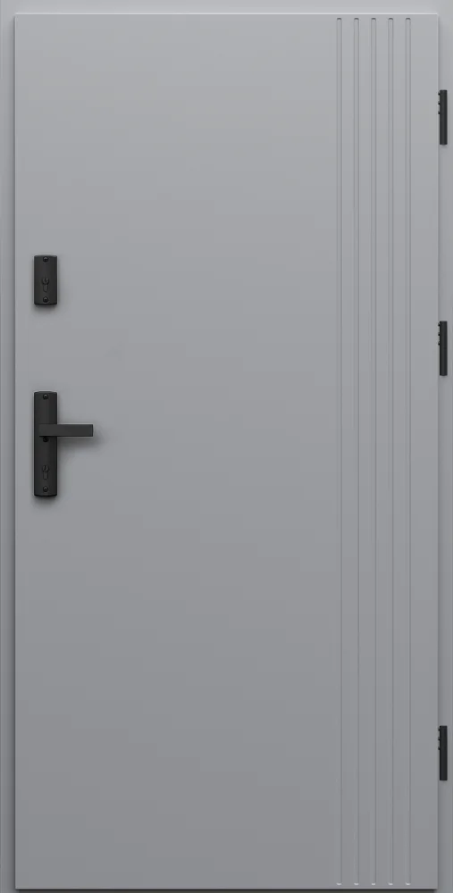 Ușă de exterior PORTA THERMO L.5, Gri RAL 7042