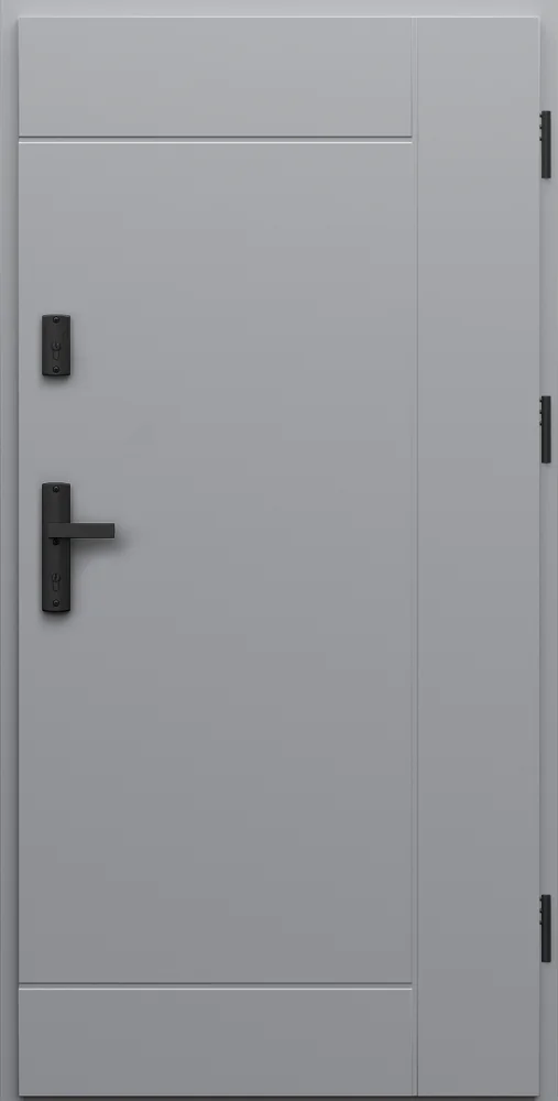 Ușă de exterior PORTA THERMO L.6, Gri RAL 7042