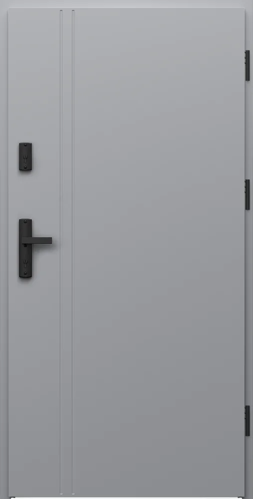 Ușă de exterior PORTA THERMO L.7, Gri RAL 7042