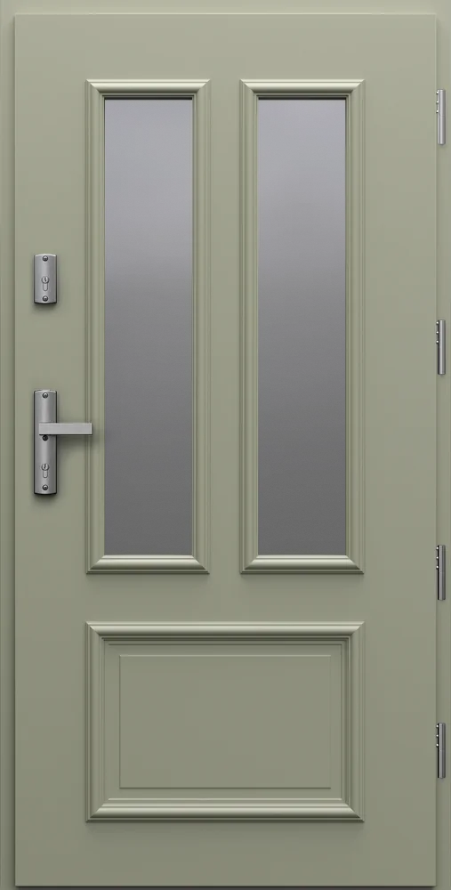 Ușă de exterior PORTA THERMO R.5, Gri Măsliniu RAL 7033