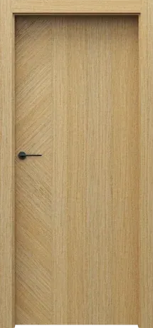 Ușă de interior Porta PĂMÂNT, model Z.1, Stejar Mat, montată de Ferusa în Ploiești