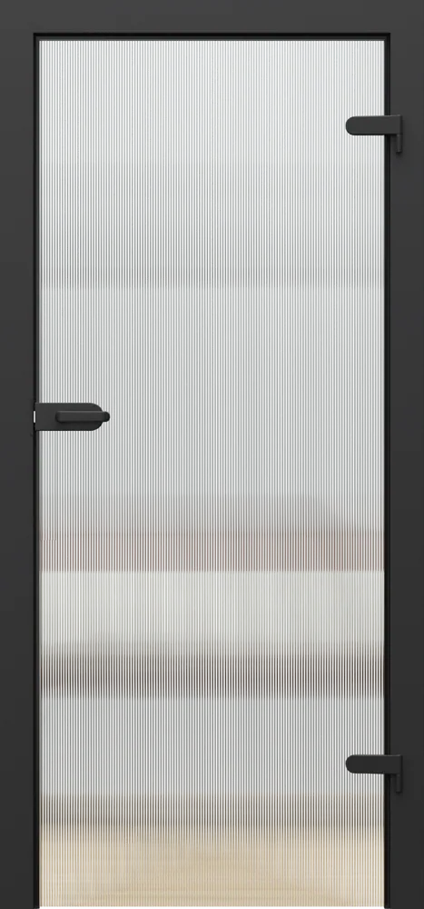 Ușă de interior Porta PORTA GLASS, model Sticlă striată, montată de Ferusa în Ploiești