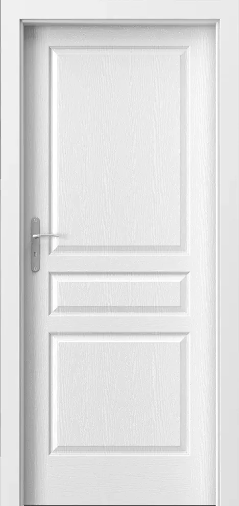 Ușă de interior Porta VIENA, model P, Alb, montată de Ferusa în Ploiești